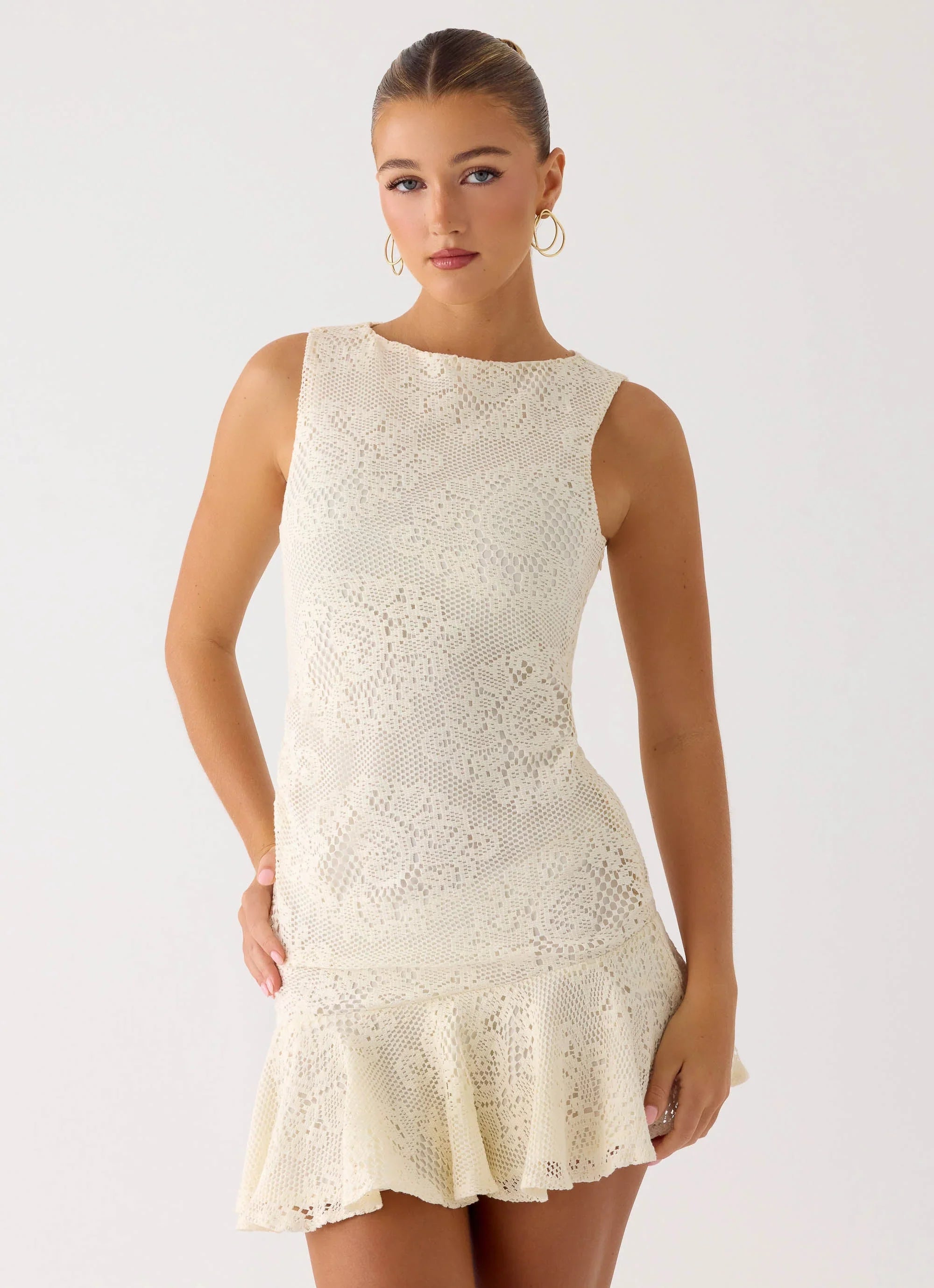 Adoria Mini Dress - Ivory