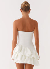 Marie Mini Dress - White