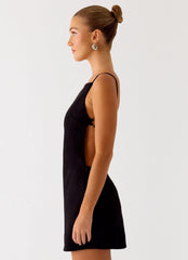 Play With Fire Mini Dress - Black