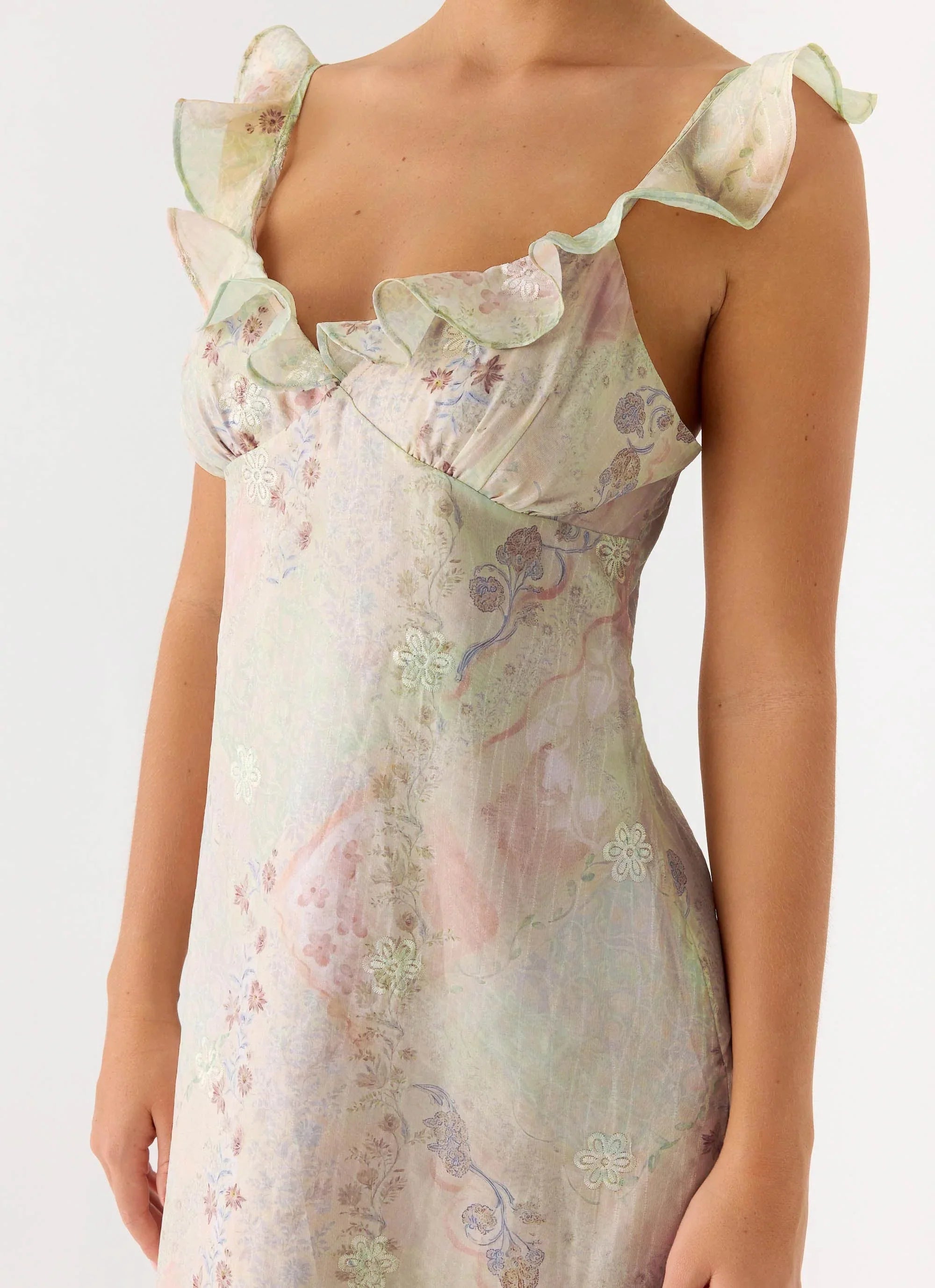 Europa Midi Dress - Mystic Paisley
