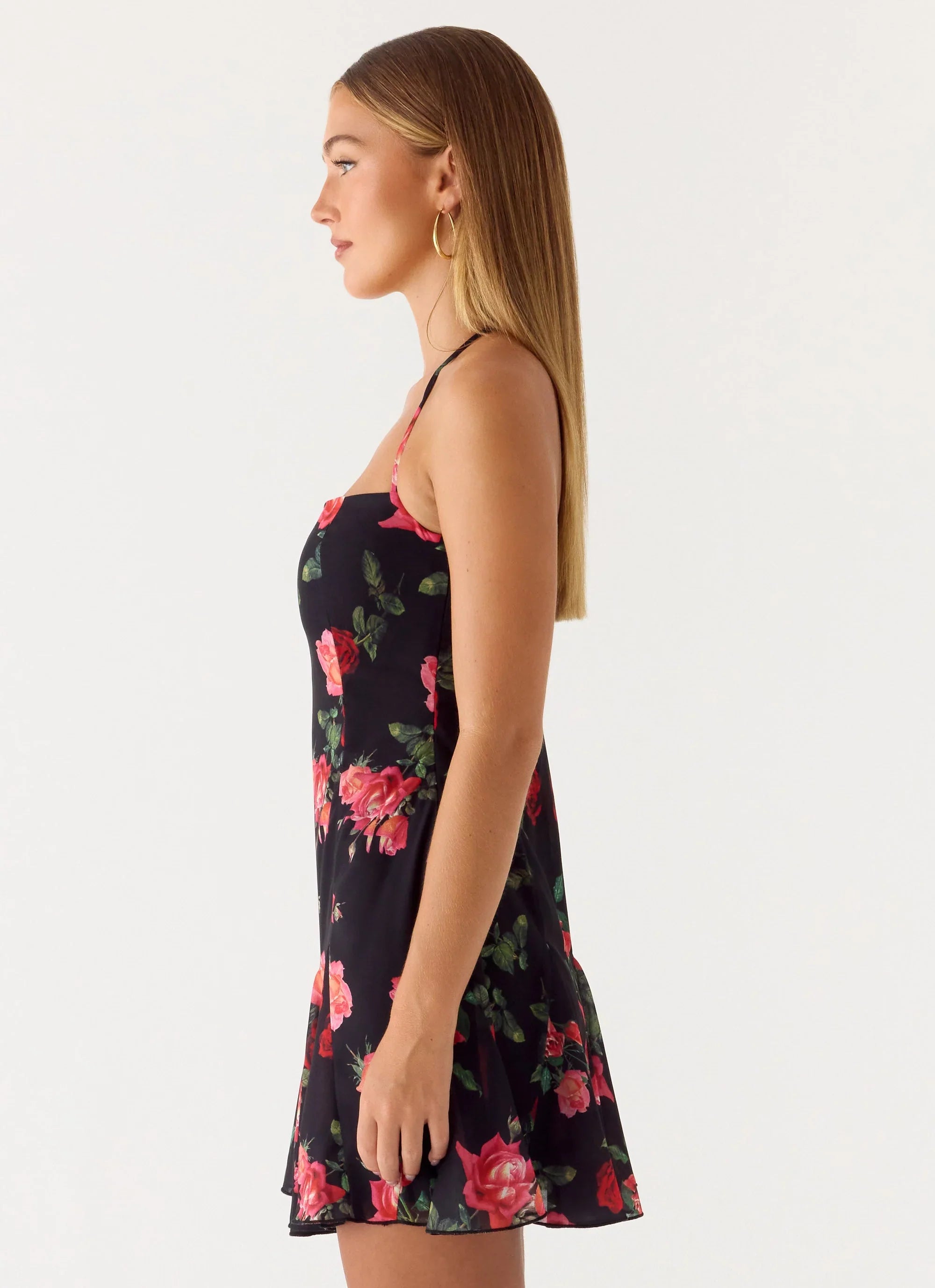 Nikyta Mini Dress - Midnight Bloom