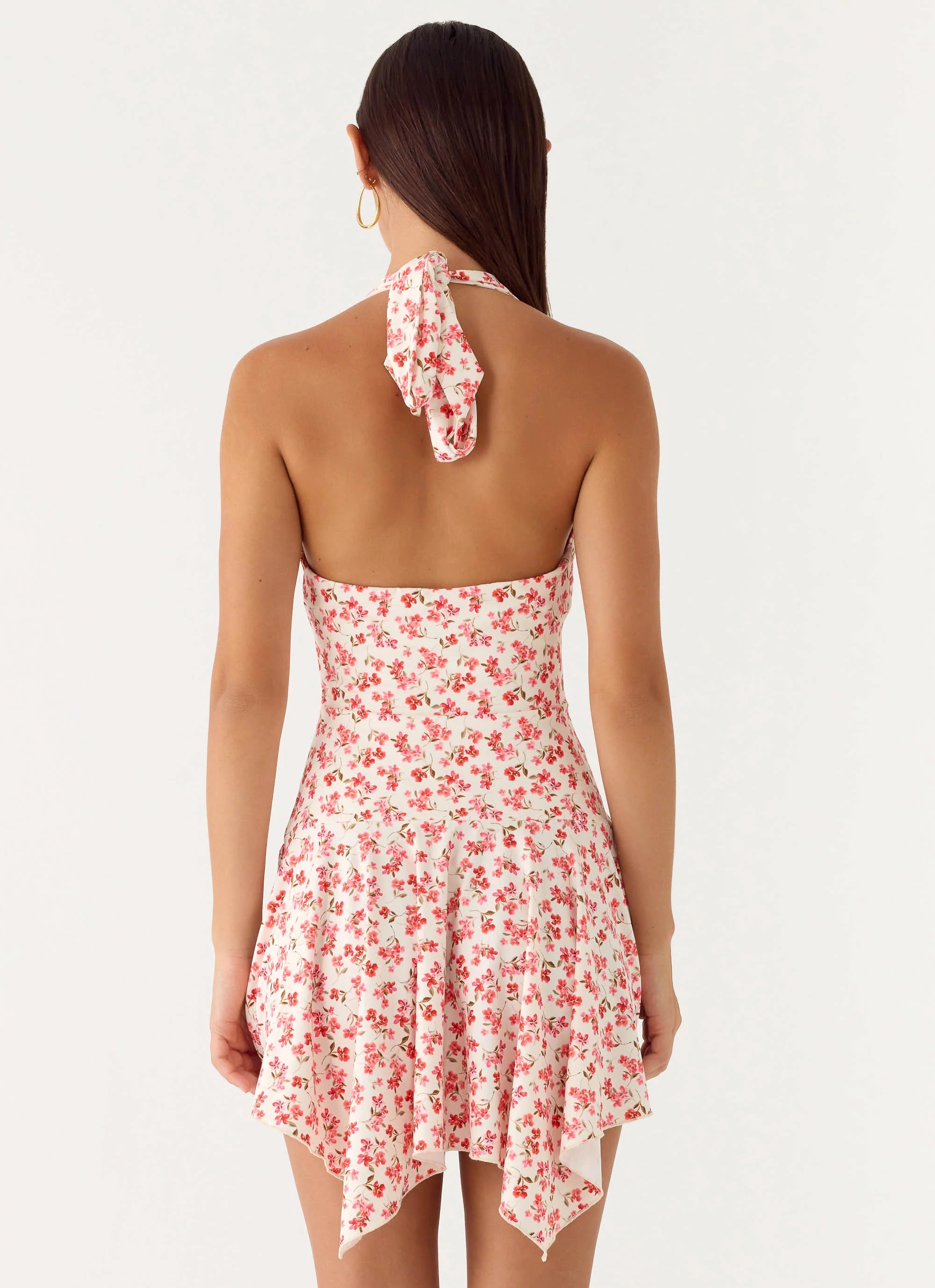 Khrysta Mini Dress - Porcelain Rose