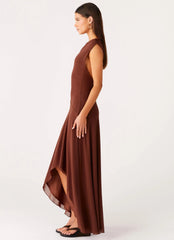 Danika Maxi Dress - Chocolate