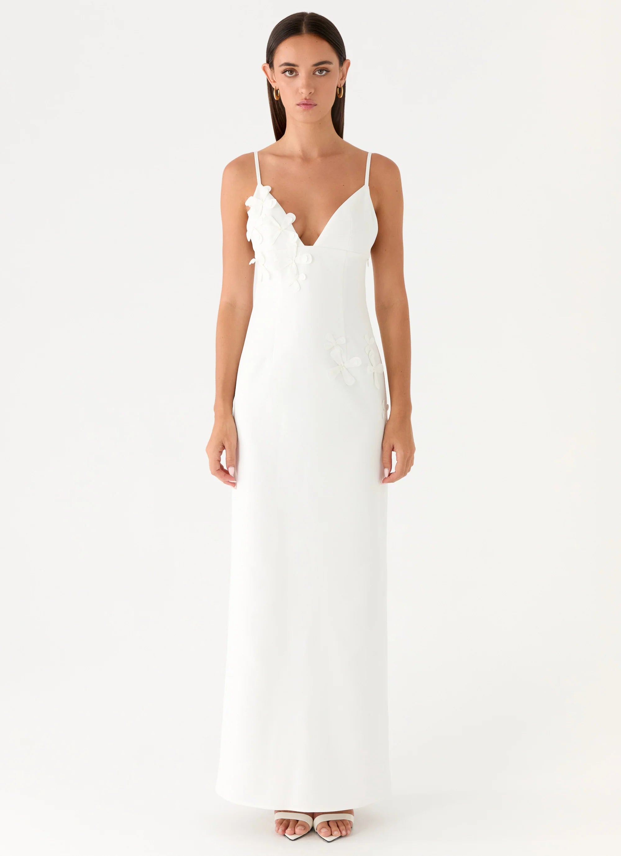 Lyris Maxi Dress - White