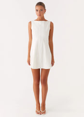 Emelie Mini Dress - White