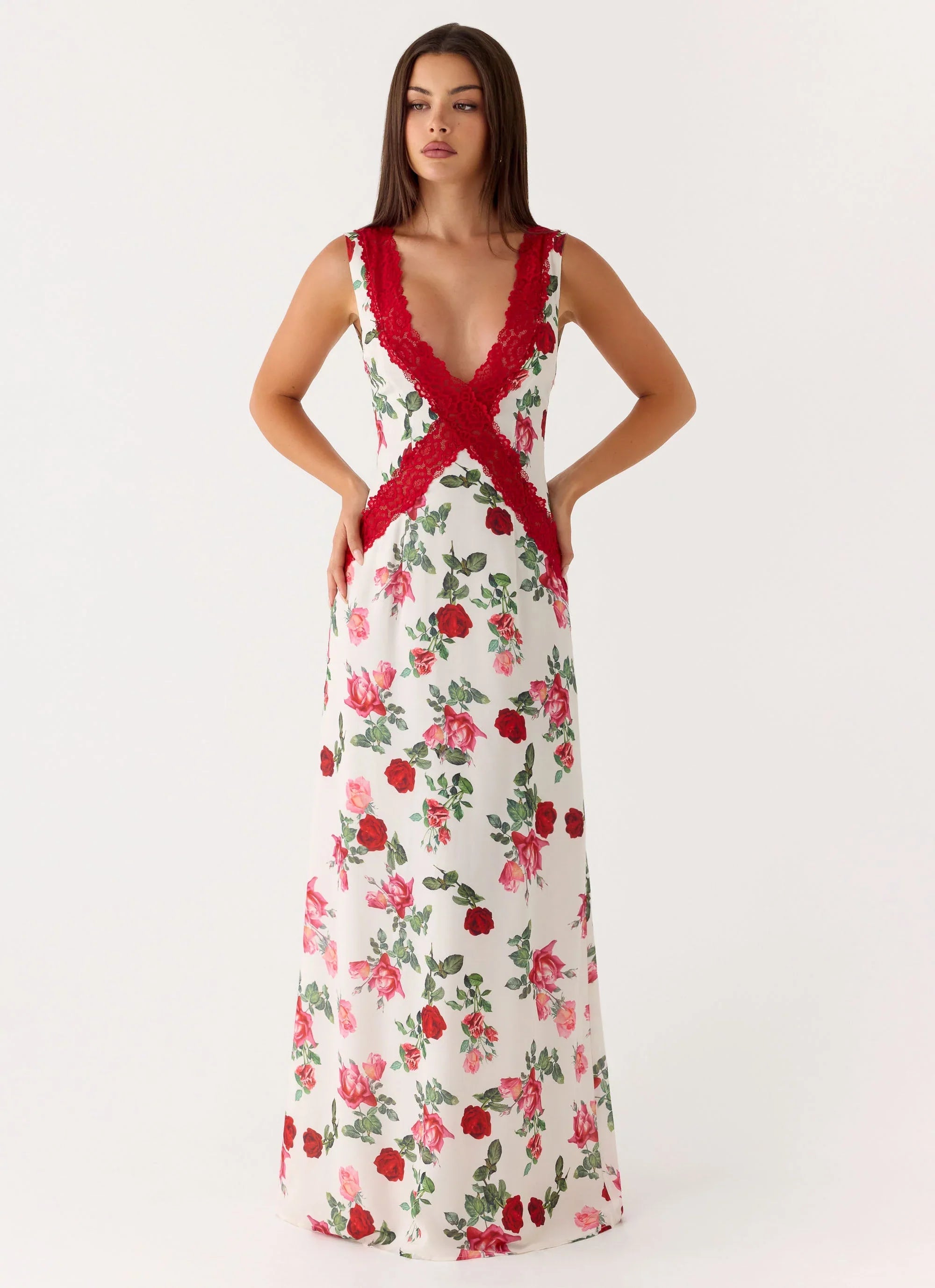 Aoifie Maxi Dress - Ivory Bloom