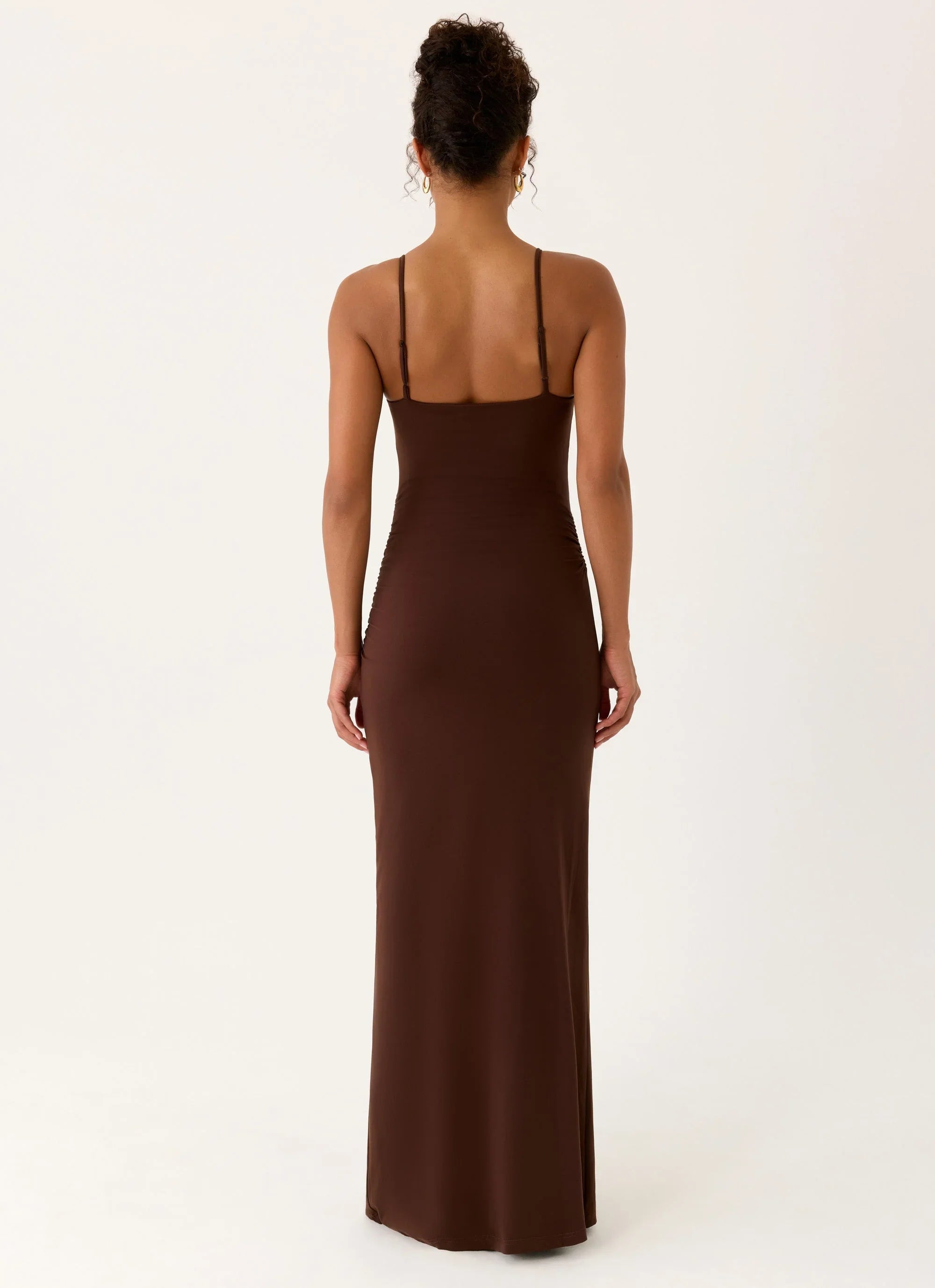 Inez Maxi Dress - Chocolate