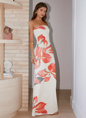 Bellanca Strapless Maxi Dress - Siena Floral