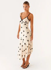 Amelia Midi Dress - Nude