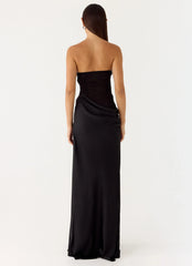 Champagne Skies Maxi Dress - Black