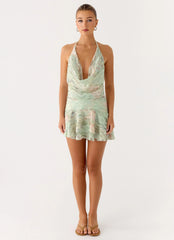 When I Move Mini Dress - Mystic Paisley