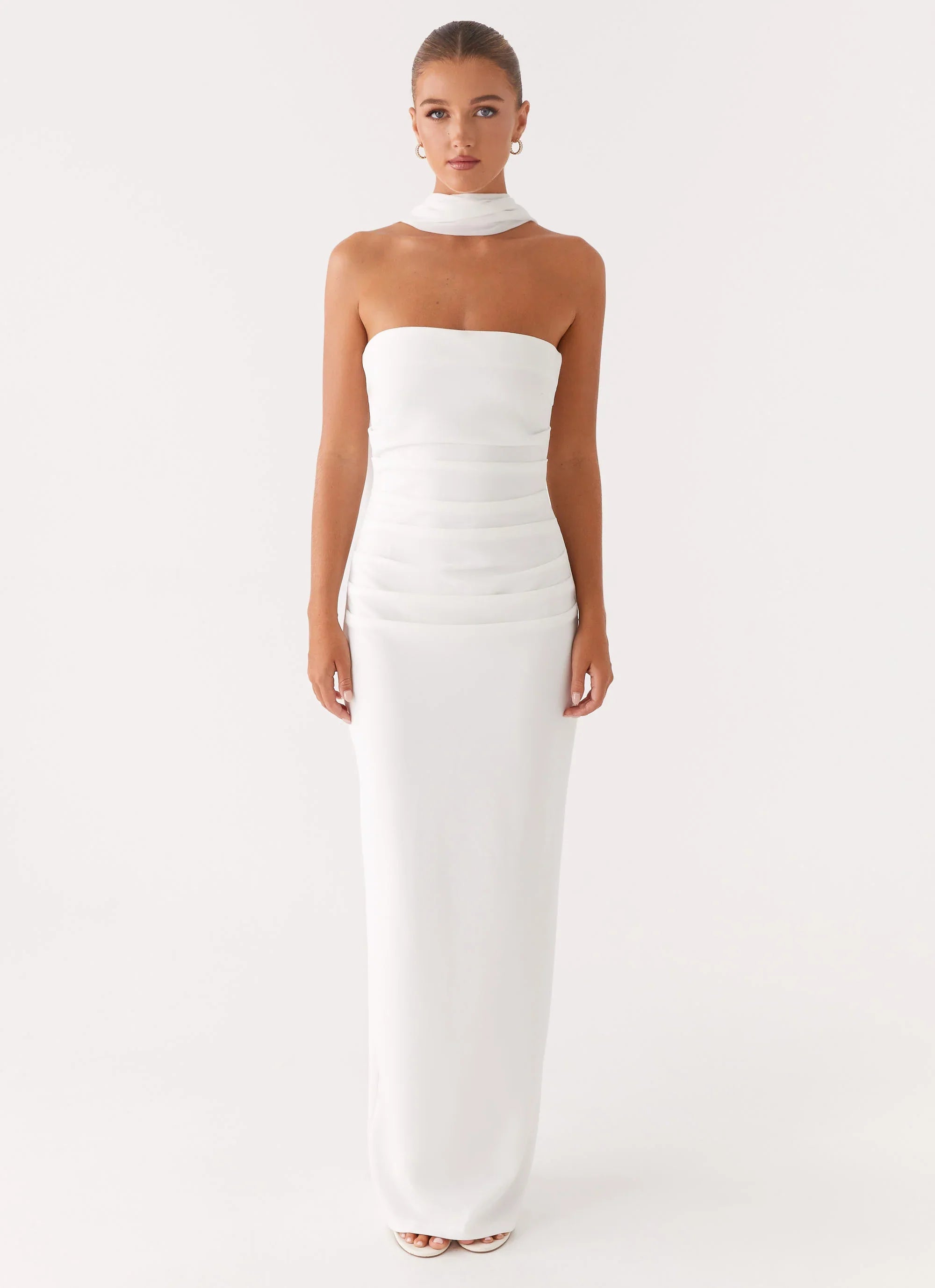Libra Maxi Dress - White