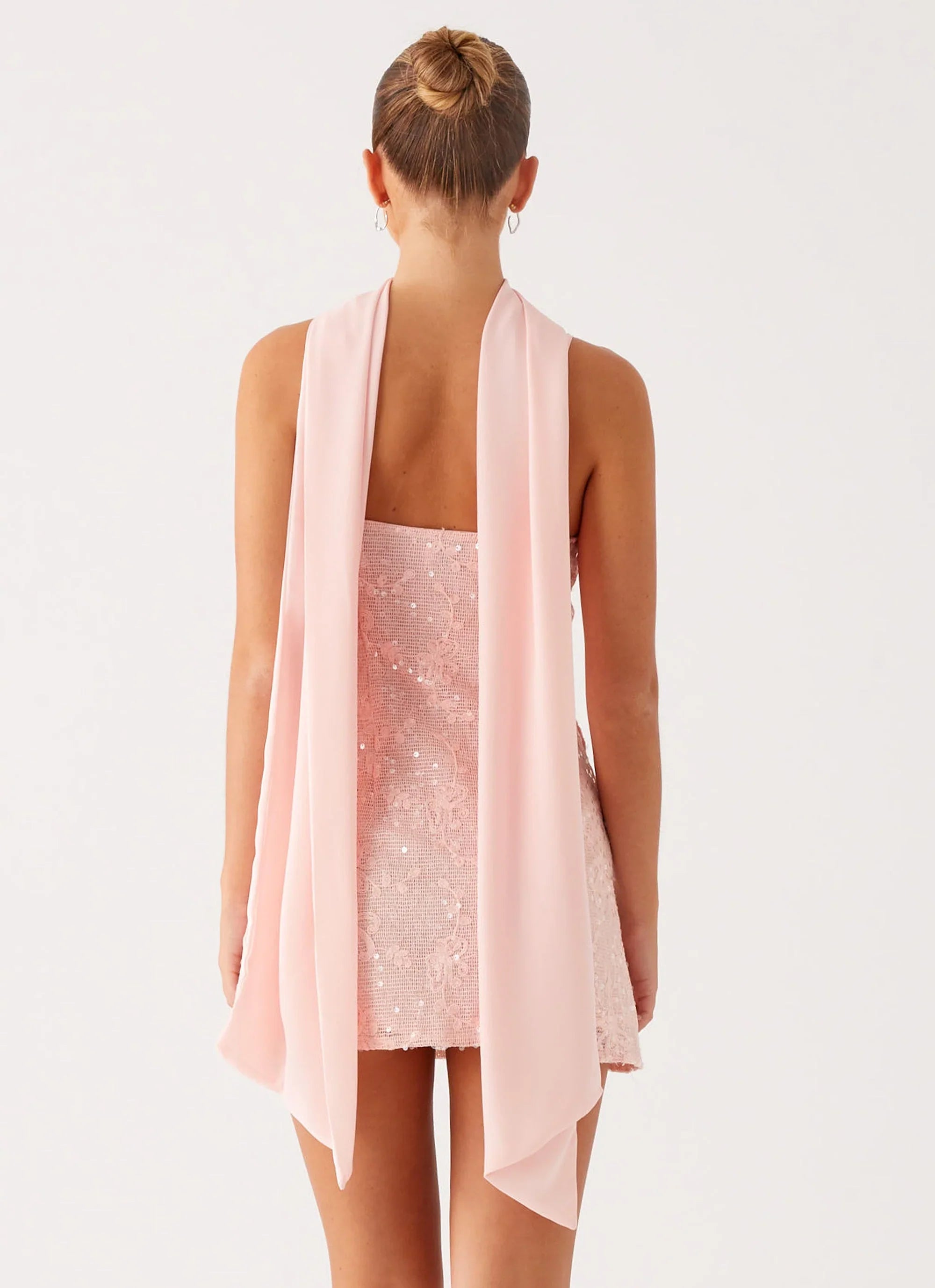 Vision Sequin Mini Dress - Pink