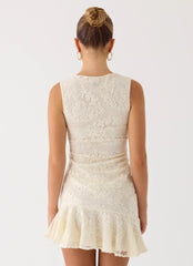 Adoria Mini Dress - Ivory