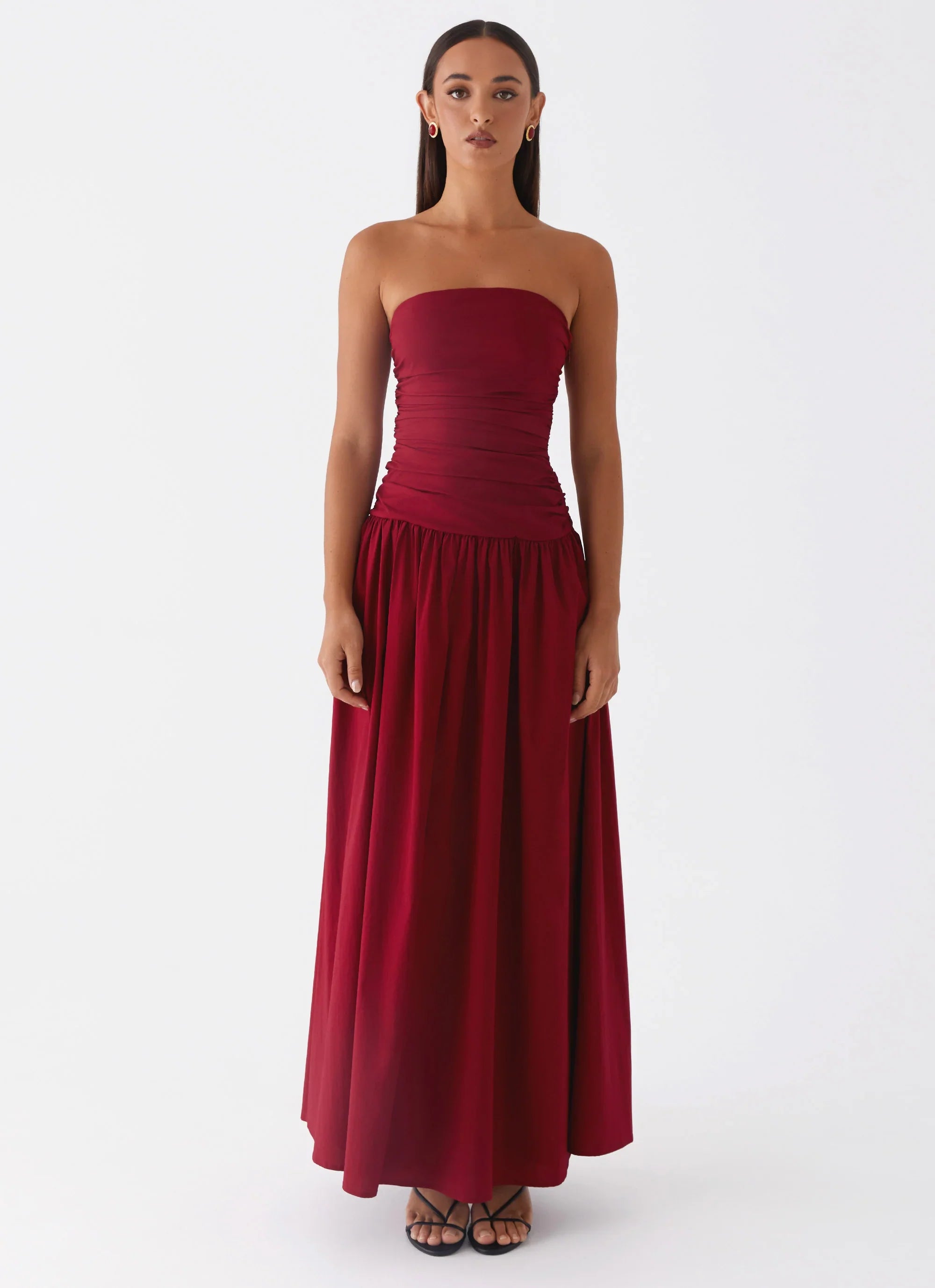 Carmel Maxi Dress - Merlot