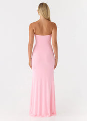 Iroha Strapless Maxi Dress - Pink