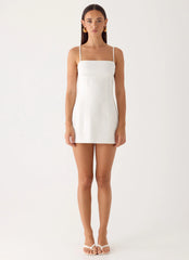 Second Sun Mini Dress - White