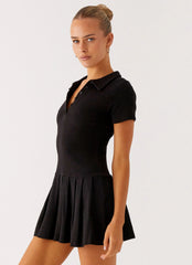 Alondra Mini Dress - Black