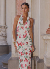 Maryk Maxi Dress - Ivory Bloom