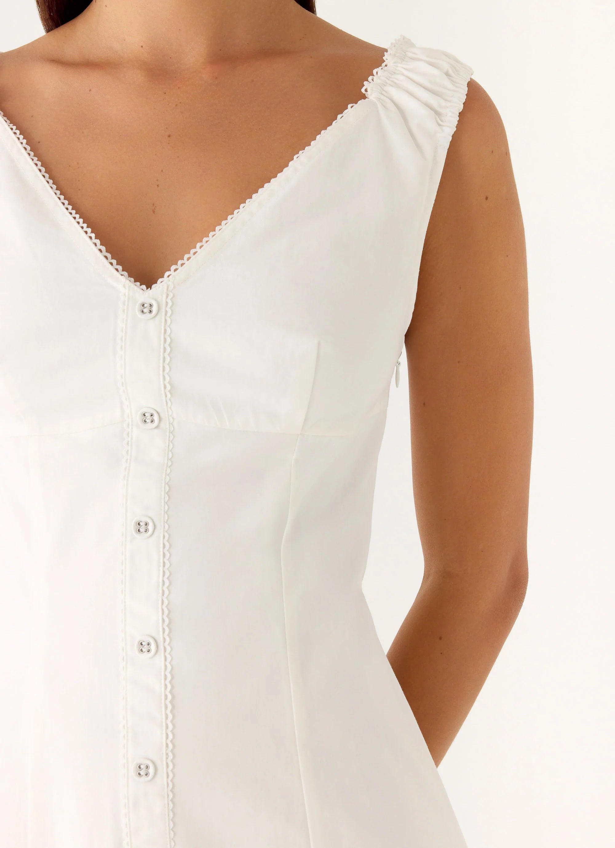 Drift Mini Dress - White