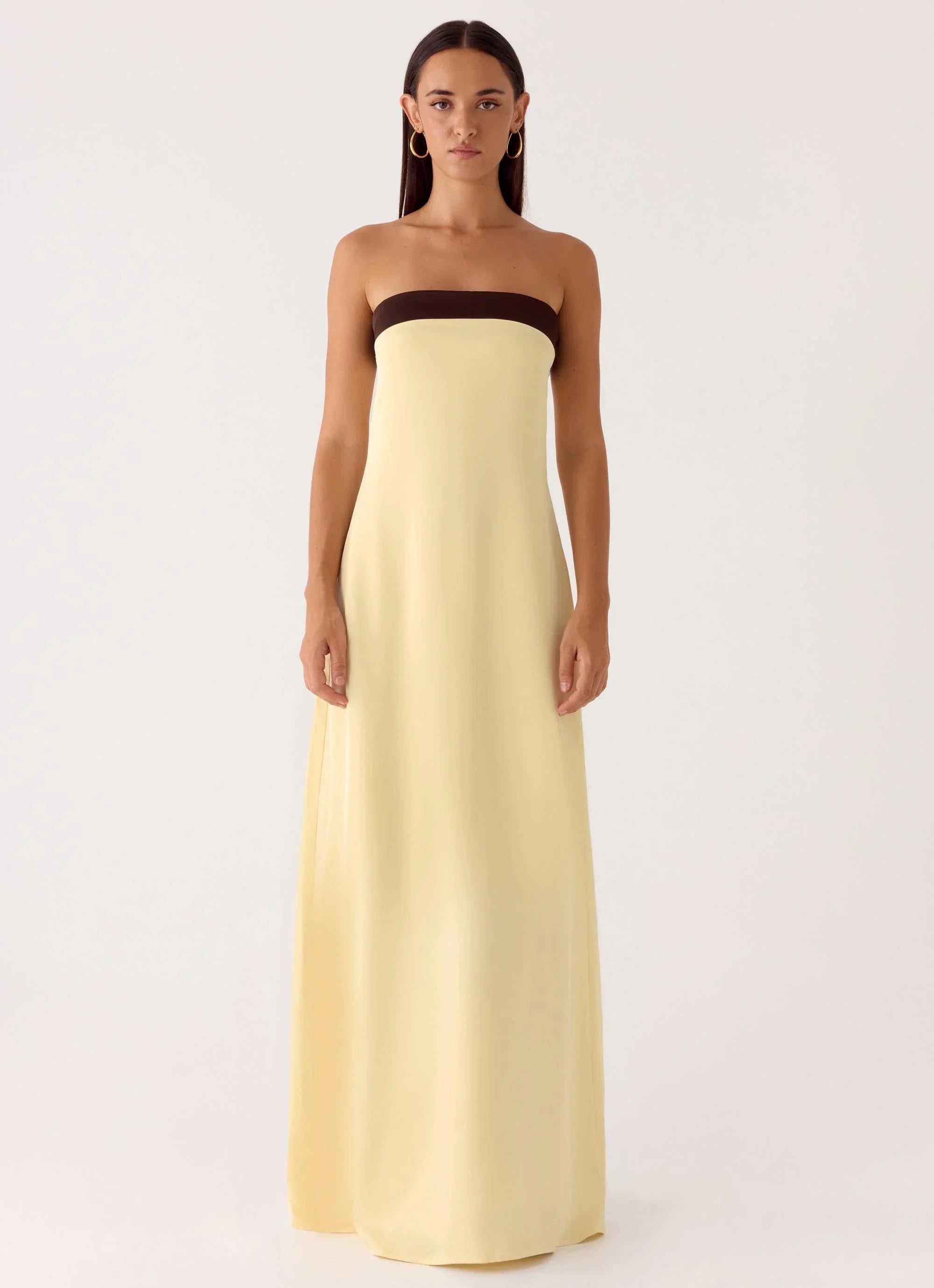 Jiana Maxi Dress - Baby Yellow