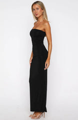 Platinum Maxi Dress Black