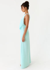 Analia Maxi Dress - Aqua
