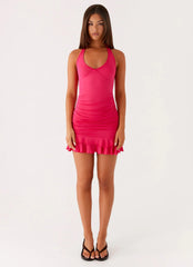 Sadia Mini Dress - Fuchsia