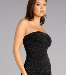 Glam Code Glitter Mini Dress