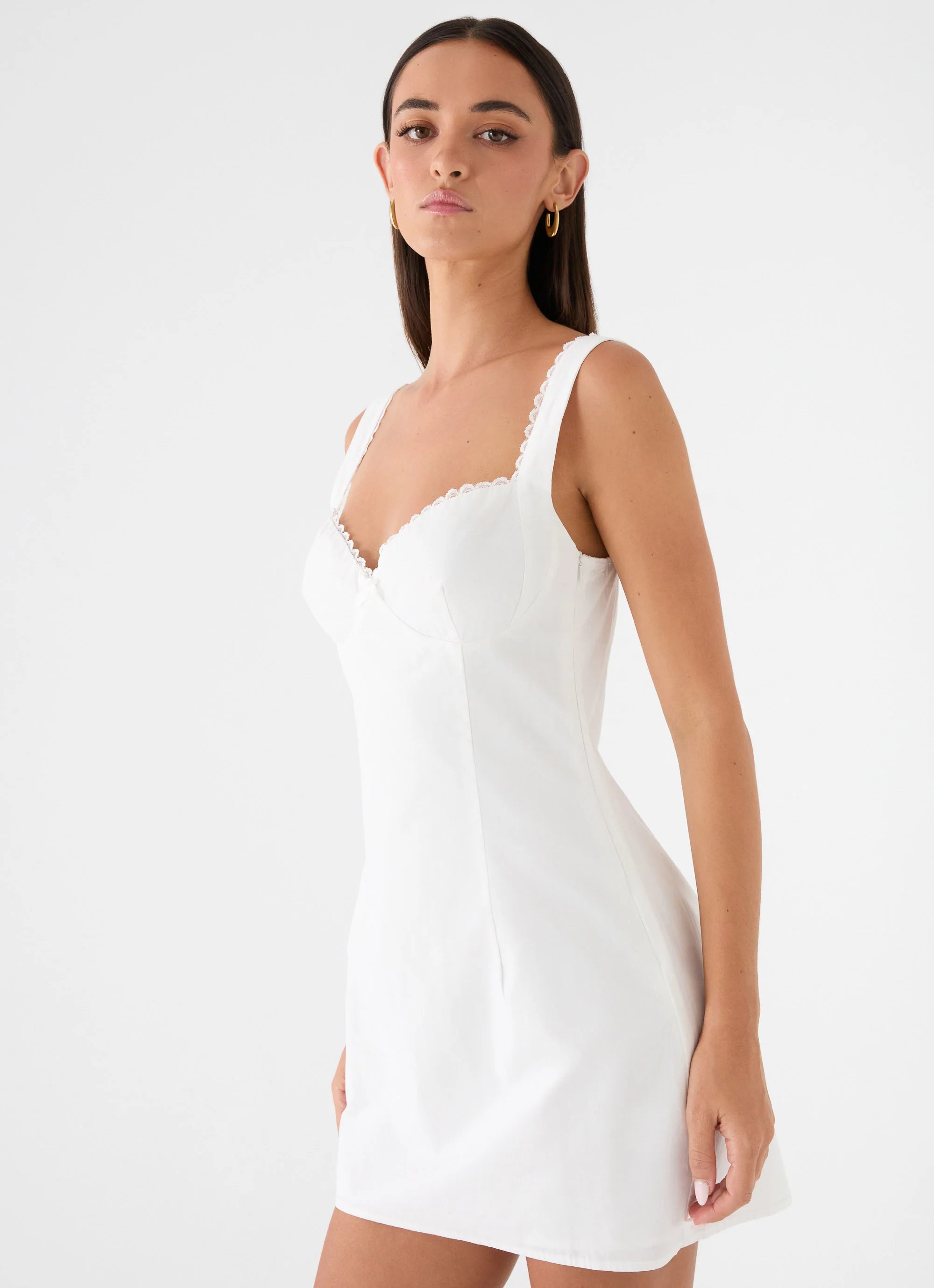 Riva Bella Mini Dress - White