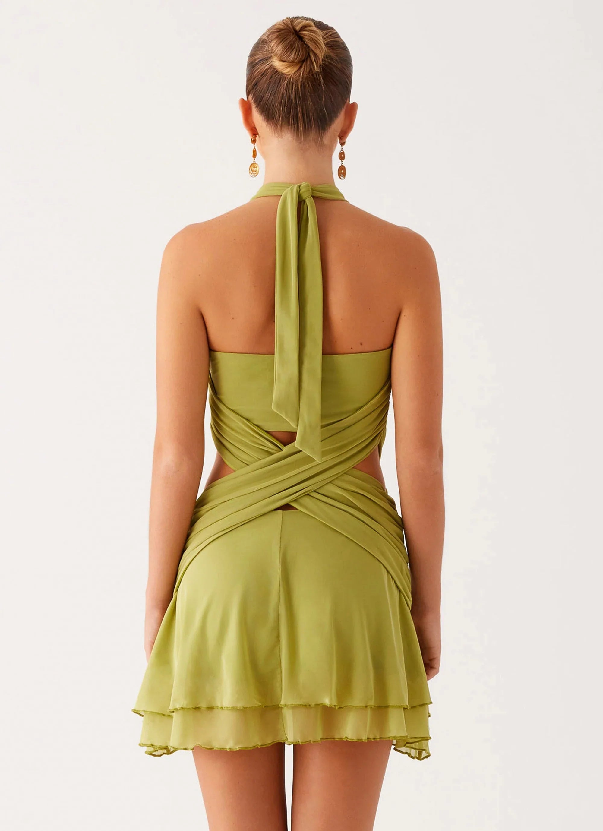 Helsa Mini Dress - Green