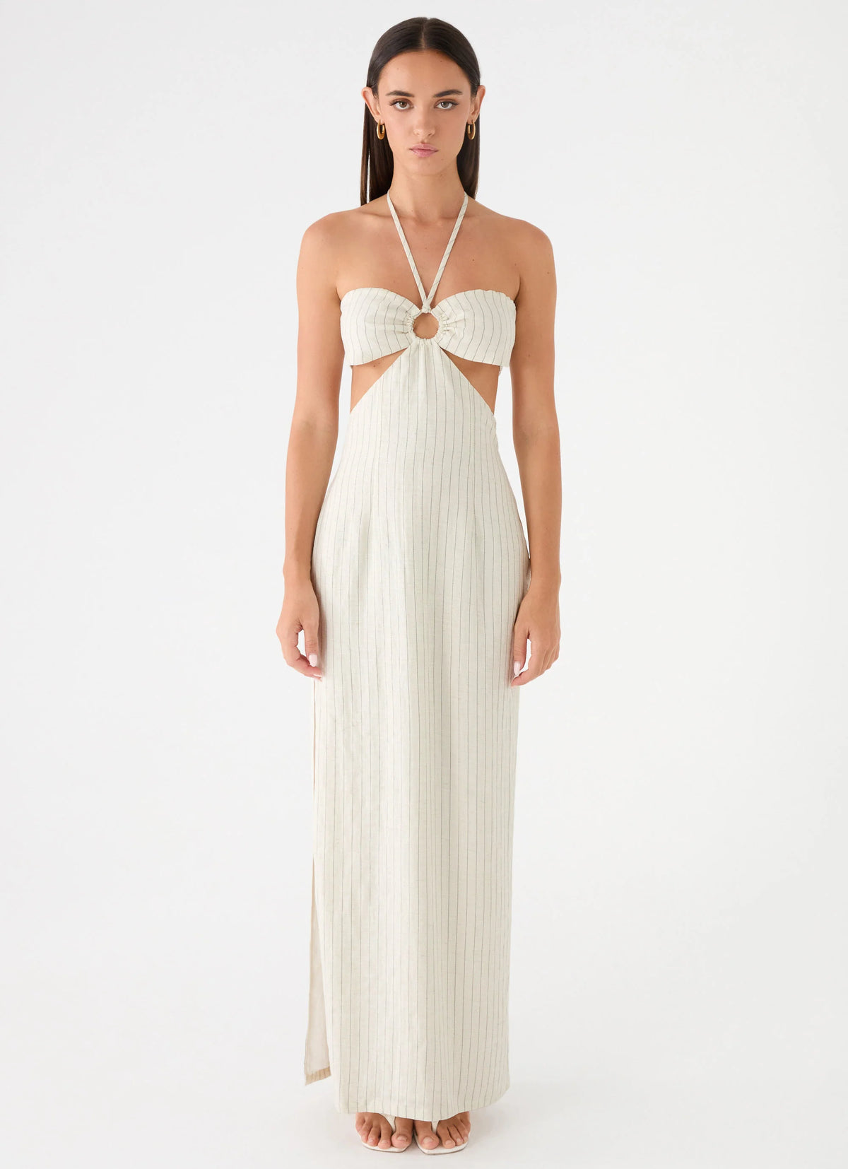 Laid Bare Maxi Dress - Desert Stripe